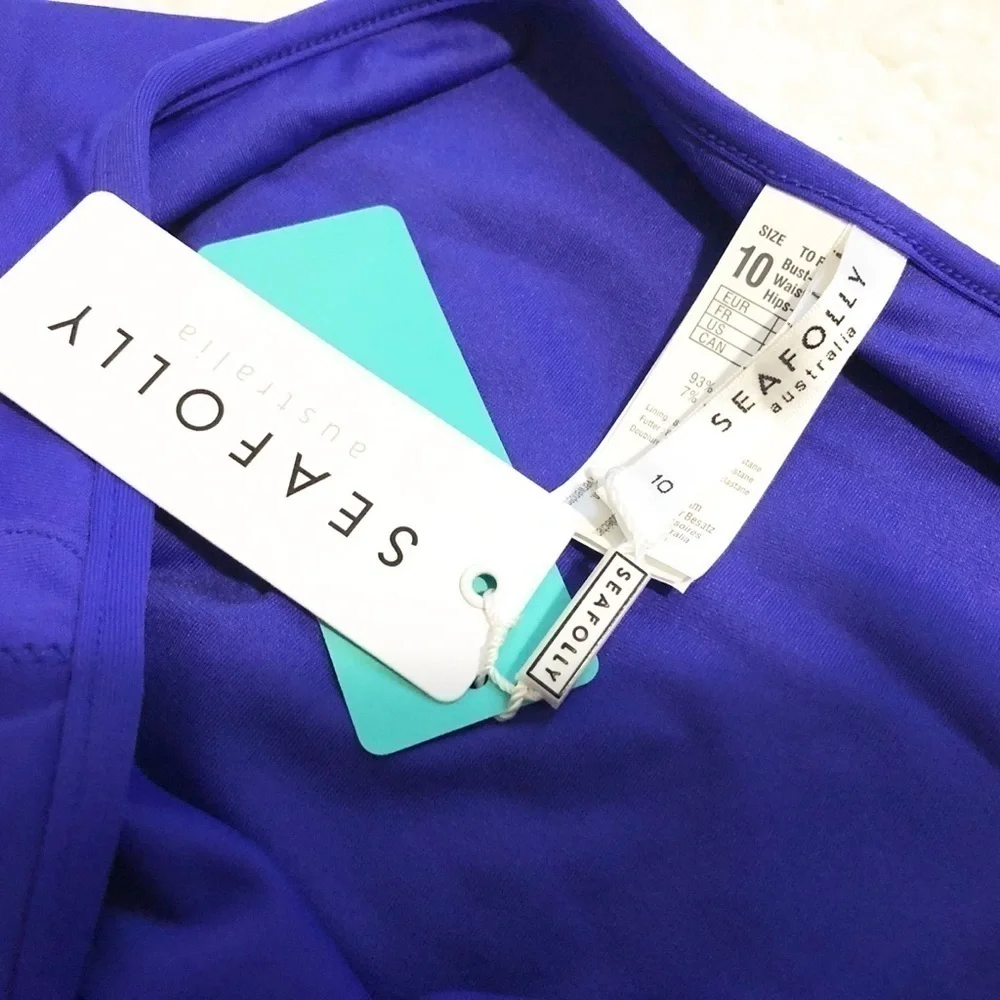 🆕 Seafolly petal edge mid rise bikini bott…